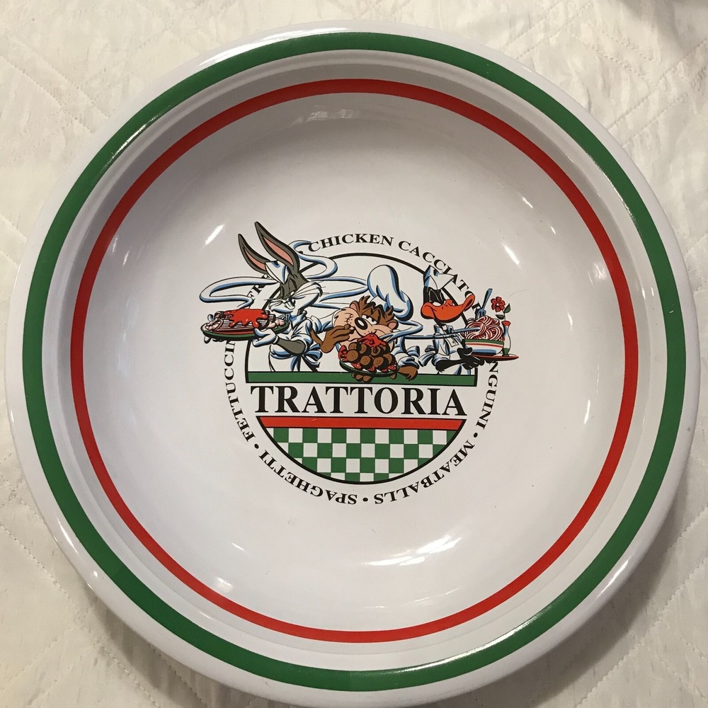 Vintage 1993 Warner Brothers ACME Home Works 14 inch Pasta Bowl
